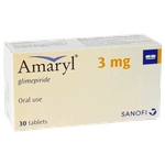 Amaryl 3 mg Glimepiride Tablets