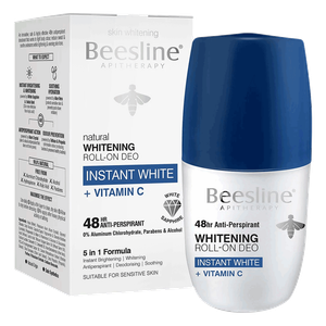 Beesline Instant White Whitening Roll-On Deodorant with Vitamin C