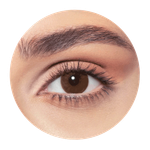Bella Diamond Brown Shadow Contact Lenses