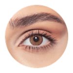 Bella Glow Radiant Hazelnut Contact Lenses