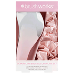 Brushworks Detangling Brush & Scrunchie Set