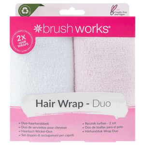 Brushworks Hair Towel Wrap Duo