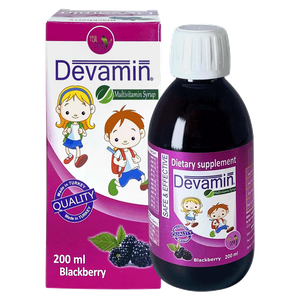 شراب الفيتامينات المتعددة بنكهة التوت الأسود من ديفامين