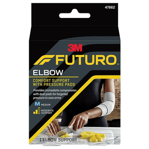 Futuro Comfort Elbow Support With Pressure Pads - Medium