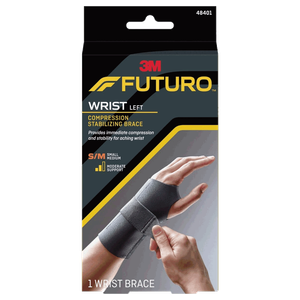 Futuro Compression Stabilizing Left Wrist Brace - Small/Medium