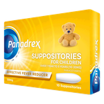 Panadrex 125mg Paracetamol Suppositories