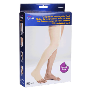 جوارب ضغط أسفل الركبة من تاينور - كبيرة