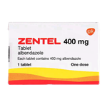 قرص ألبيندازول بتركيز 400 ملج من زينتيل