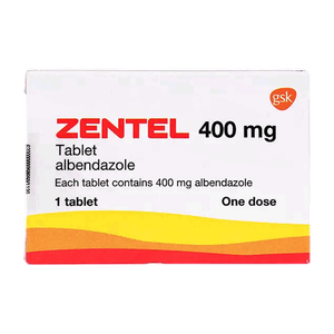قرص ألبيندازول بتركيز 400 ملج من زينتيل