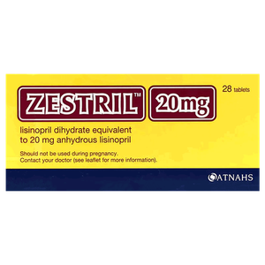 أقراص خافضة لضغط الدم بتركيز 20 ملج من زيستريل