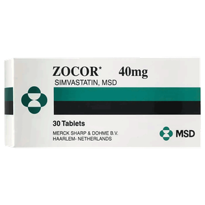 أقراص سيمفاستاتين بتركيز 40 ملج من زوكور