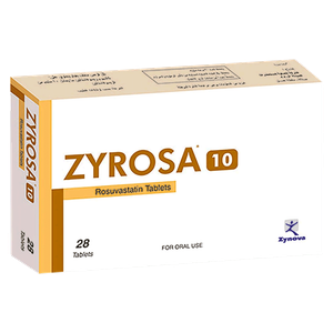 أقراص روزوفاستاتين بتركيز 10 ملج من زيروسا