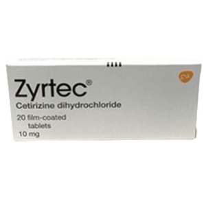 Zyrtec 10 mg Antihistamine Tablets