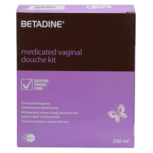 Betadine Medicated Vaginal Douche Kit
