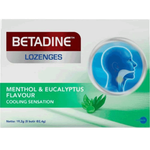 Betadine Menthol & Eucalyptus Sore Throat Lozenges
