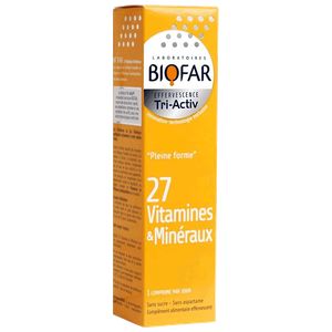 Biofar Tri-Active 27 Vitamins & Minerals Effervescent Tablet