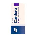 Cardura Blood Pressure & Prostate Support 1 mg Tablets