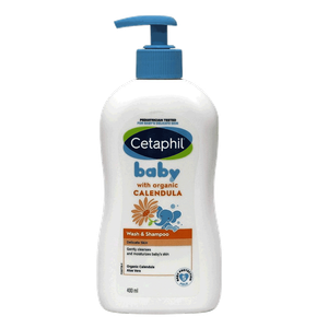 Cetaphil Organic Calendula Baby Wash & Shampoo - Pump
