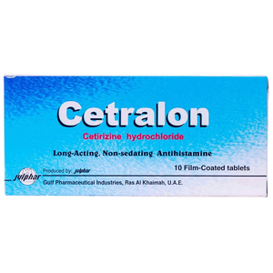 Cetralon Antihistamine 10 mg Tablets
