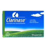 Clarinase Antihistamine & Decongestant Tablets