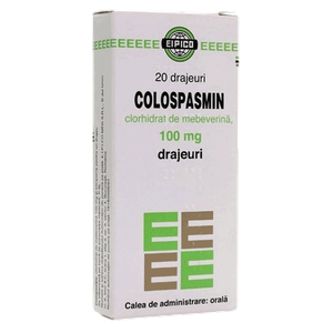 أقراص مضادة للتشنج بتركيز 100 ملج من كولوسبازمين