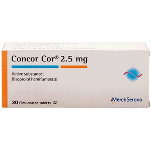 أقراص ضغط الدم بتركيز 2.5 ملج من كونكور