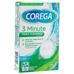 Corega Denture Cleanser Tablets Full Dental