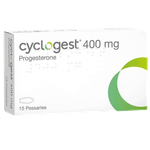 تحاميل البروجسترون بتركيز 400 ملج من سيكلوجيست