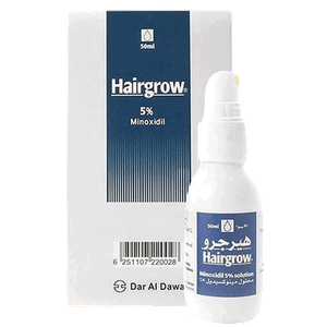 محلول مينوكسيديل بتركيز 5٪ لنمو الشعر من دار الدواء