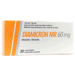 Diamicron Blood Sugar 60 mg Tablets