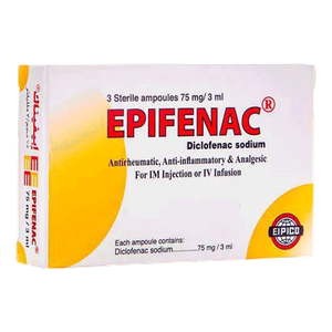 Epifenac Antirheumatic, Anti-Inflammatory & Analgesic 75 mg Ampoules