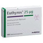 Euthyrox Thyroid Hormone Treatment Tablets - 25mcg