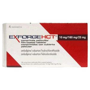 Exforge HCT Blood Pressure Management with Diuretic Tablets