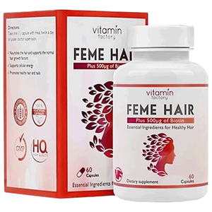 Vitamin Factory Feme Hair Strength & Growth Capsules