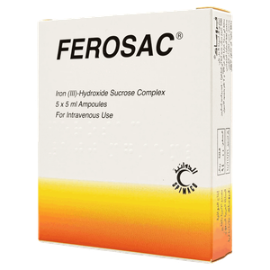Ferosac 100 mg Iron Ampoules