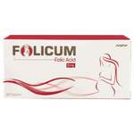 Folicum Folic Acid 5 mg Tablets