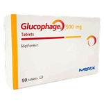 Glucophage Blood Sugar 500 mg Tablets