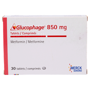 أقراص سكر الدم بتركيز 850 ملج من جلوكوفاج