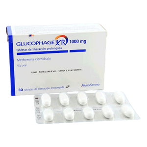 أقراص سكر الدم ممتد المفعول بتركيز 1000 ملج من جلوكوفاج