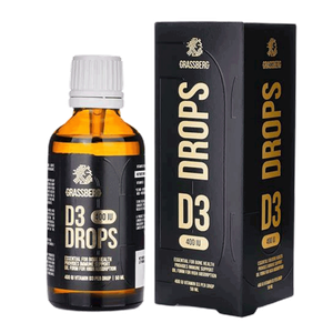 Grassberg Vitamin D3 Drops - 400 IU
