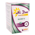 Hi Dee Vitamin D3 Capsules - 50000 IU