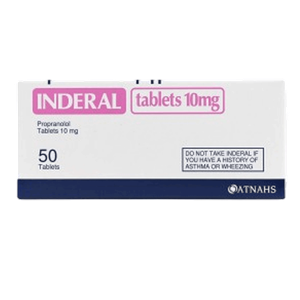 Inderal Blood Pressure 10 mg Tablets