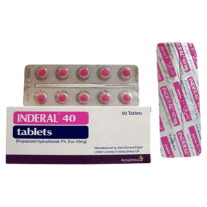 Inderal Blood Pressure 40 mg Tablets