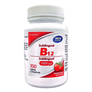 أقراص فيتامين ب12 تحت اللسان بتركيز 1000 ملج من إينوف فارما