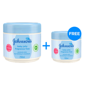 جيلي مرطب خالي من العطور للأطفال من جونسون