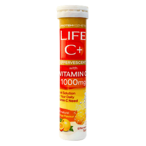 Life Orange Vitamin C & Zinc Effervescent Tablets
