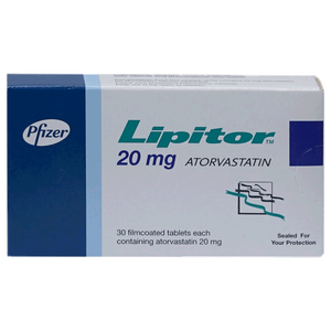 أقراص الكوليسترول بتركيز 20 ملج من ليبيتور