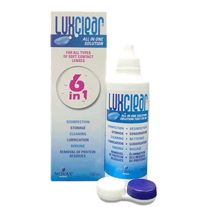 محلول معقم للعدسات من لوكس كلير