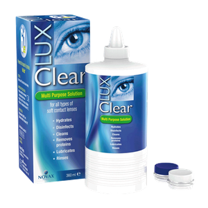 محلول معقم للعدسات من لوكس كلير