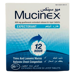 Mucinex 600 mg Tablets